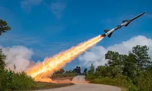 Pháo phòng không, tên lửa diễn tập diệt mục tiêu